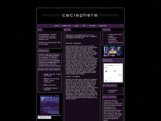 blog screenshot