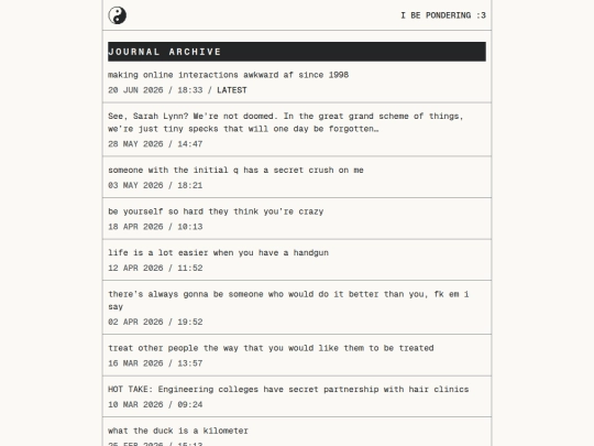 journal screenshot