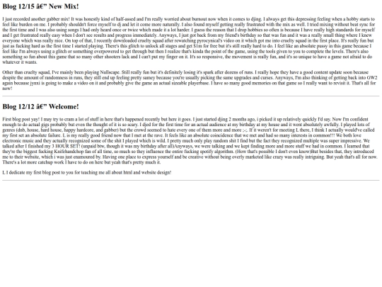 blog-posts screenshot