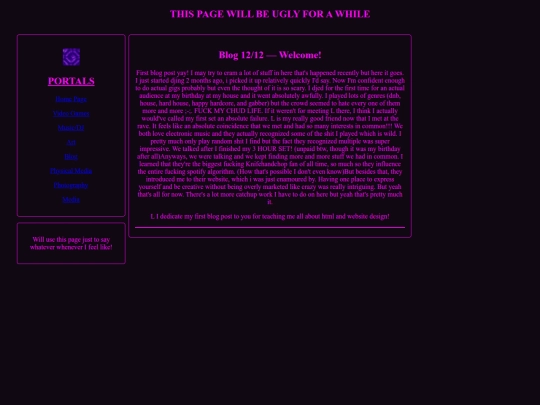 blogSite screenshot