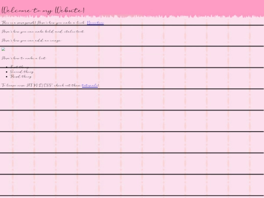 test screenshot