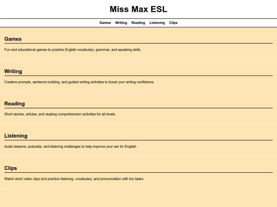 index screenshot