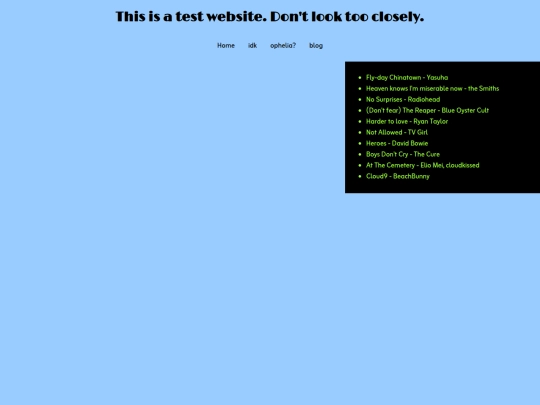 index screenshot