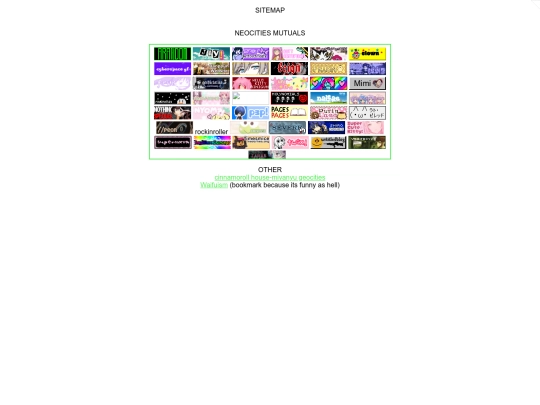 links screenshot