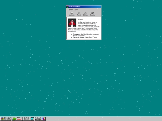 about/testProf screenshot