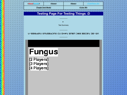 test screenshot
