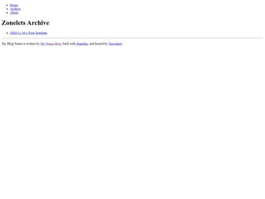 archive screenshot