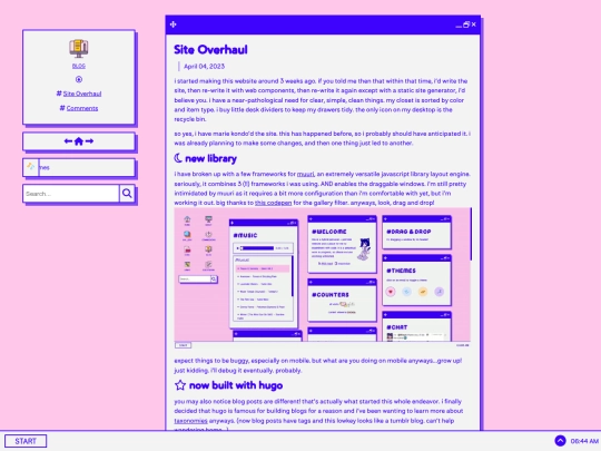blog/post/site-overhaul screenshot