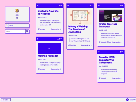 tags/tutorials screenshot