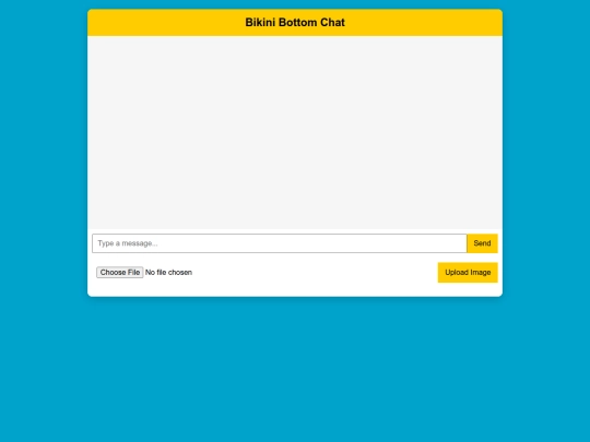 bikini-bottom-chat screenshot