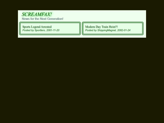shadowrun/NewsTest screenshot