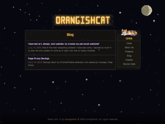 blog screenshot