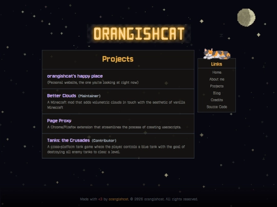 projects screenshot