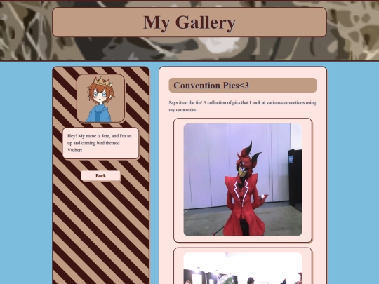 conventions screenshot