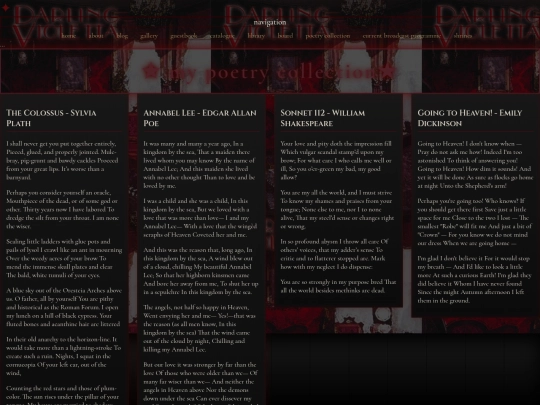 poetrycollection screenshot