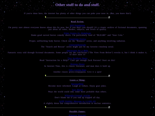 links screenshot