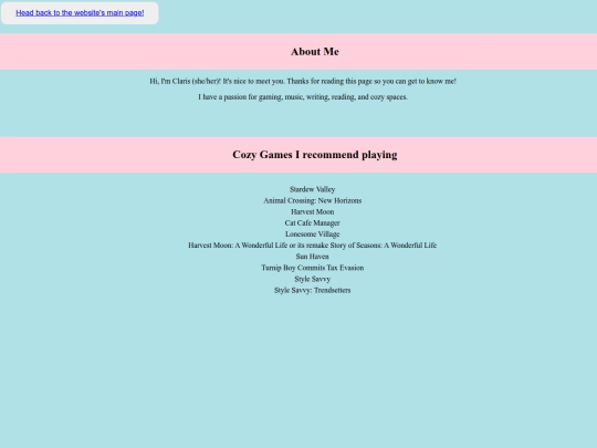 aboutme screenshot