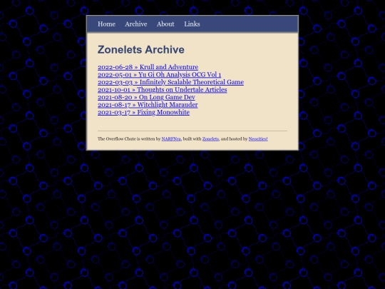 archive screenshot