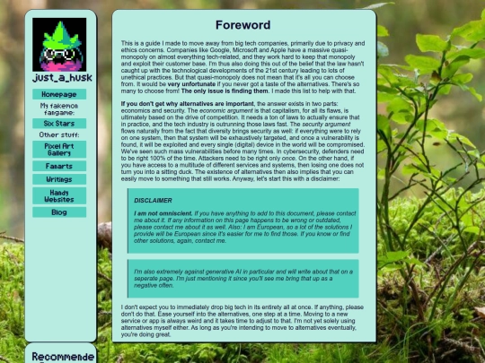 writings/TechAlternativesCollection screenshot
