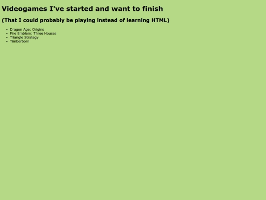 Videogames screenshot