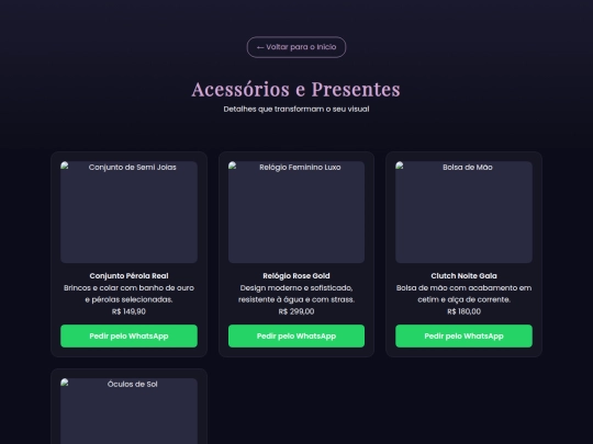 acessorios screenshot