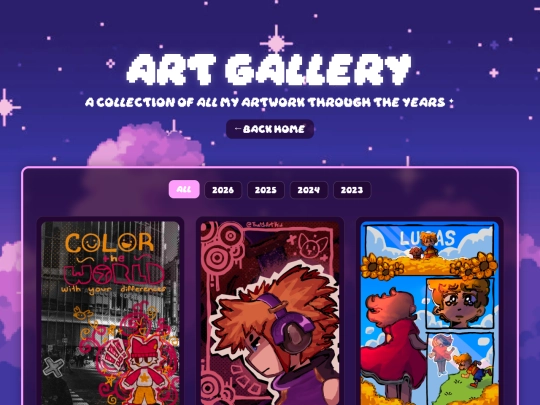 Pages/art screenshot