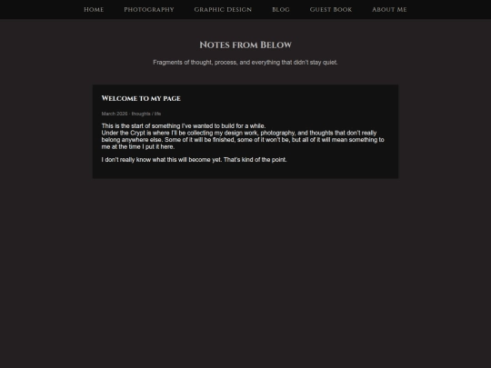 blog screenshot