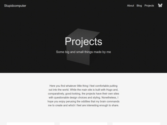 projects/page/1 screenshot