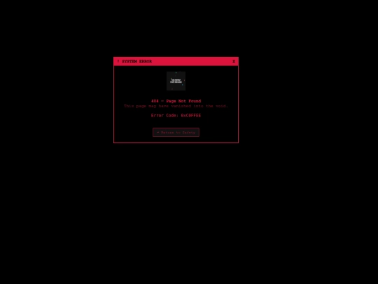 not_found screenshot