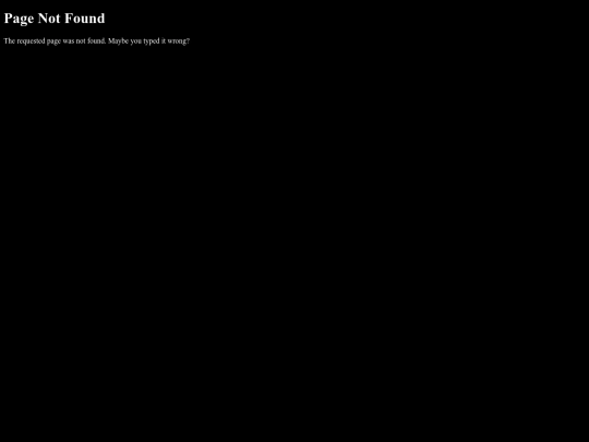 not_found screenshot