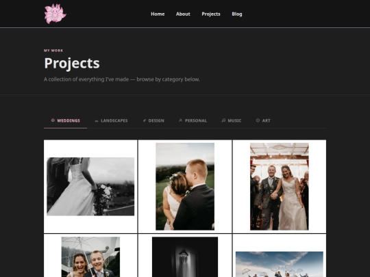 projects screenshot