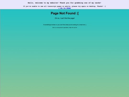 transcript screenshot