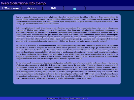 training screenshot