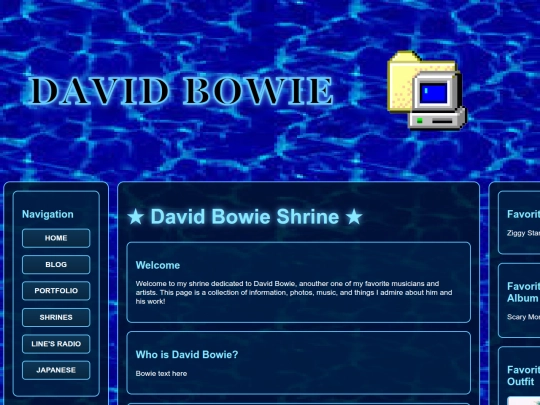 Bowie screenshot