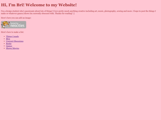 index screenshot