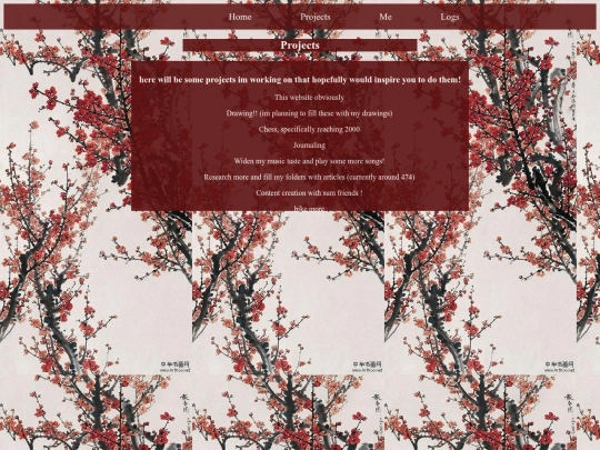 Projects screenshot