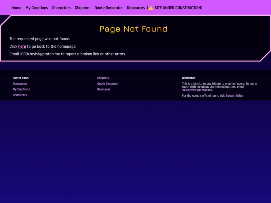 not_found screenshot