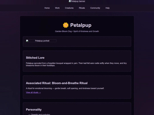 petalpup screenshot