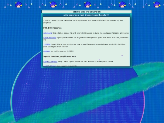 links screenshot