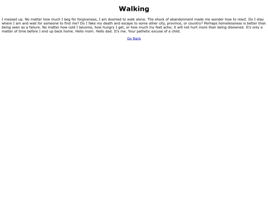 walking screenshot