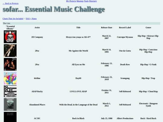 projects/essentials/music/main screenshot