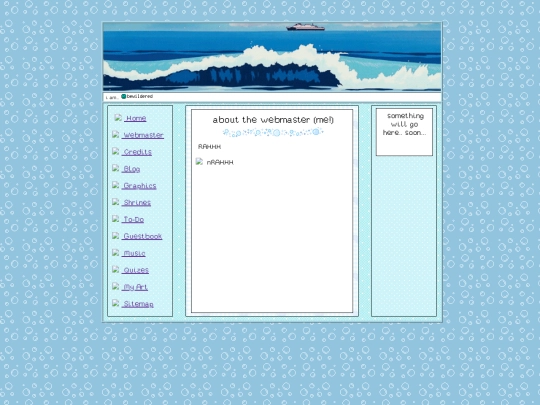 webmaster screenshot