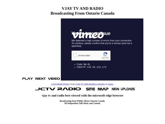 vimeo/Live From Titan 7 screenshot