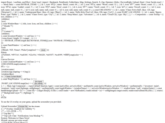 test screenshot