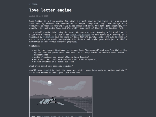 etc/loveletter screenshot