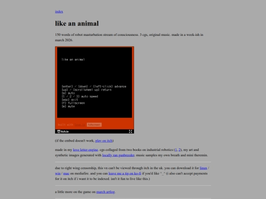 works/like-an-animal screenshot
