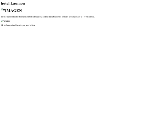 hoteles/laumon screenshot
