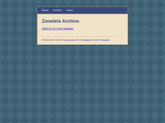archive screenshot