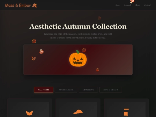 html/autumn screenshot