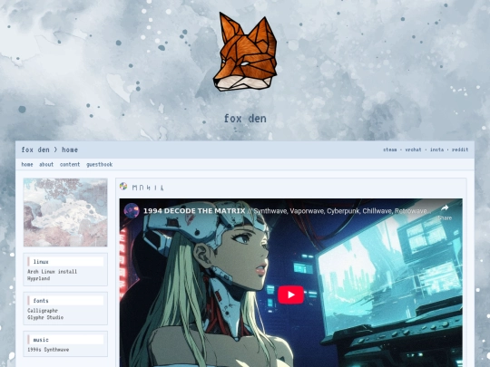 index screenshot